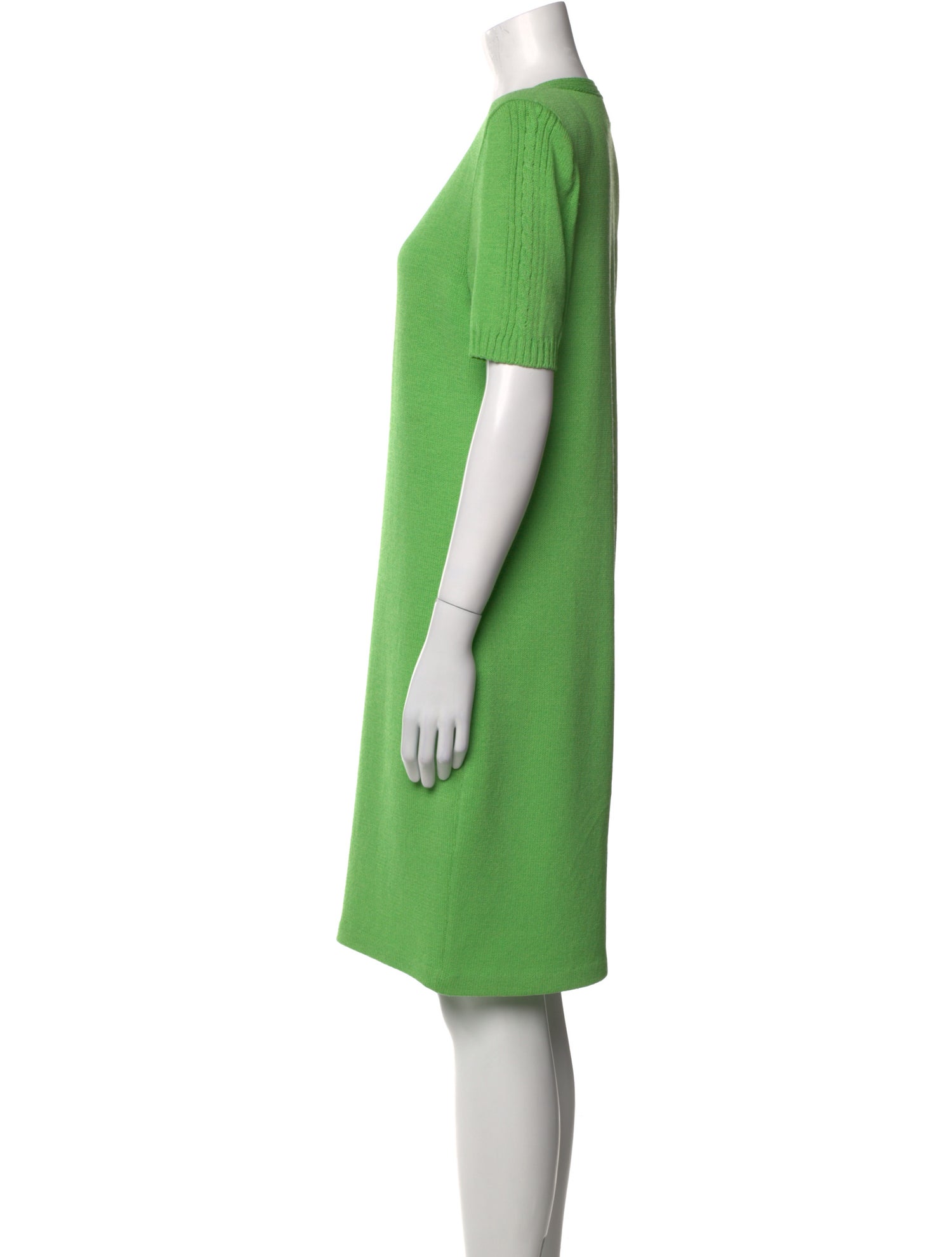 St. John Collection V-Neck Knee-Length Dress