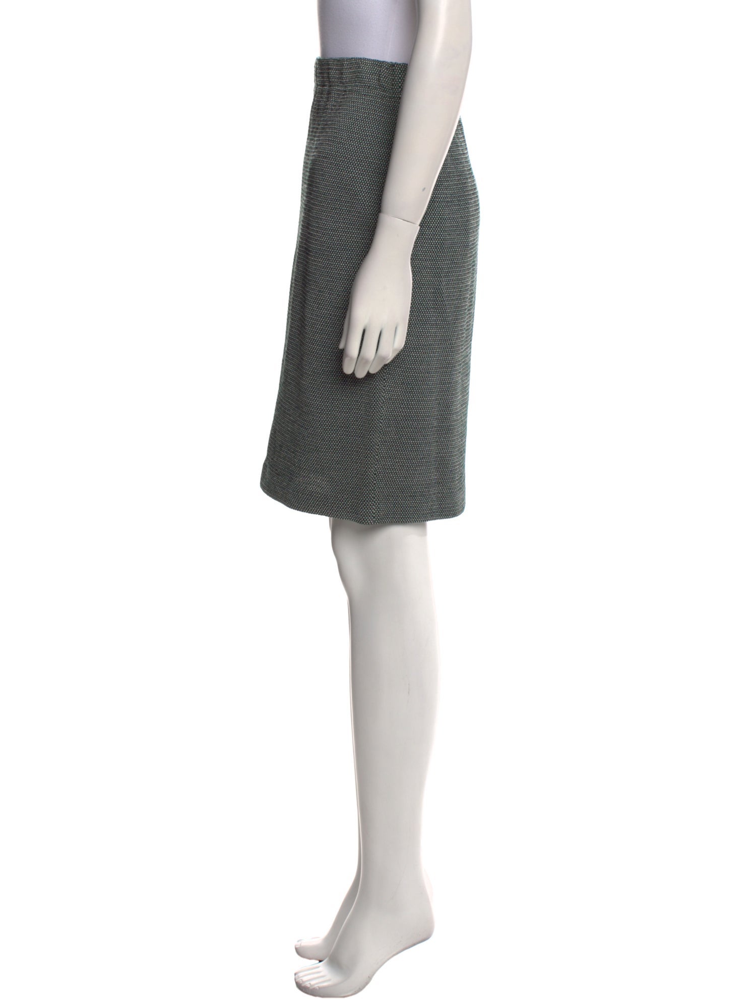 St. John Collection Wool Knee-Length Skirt