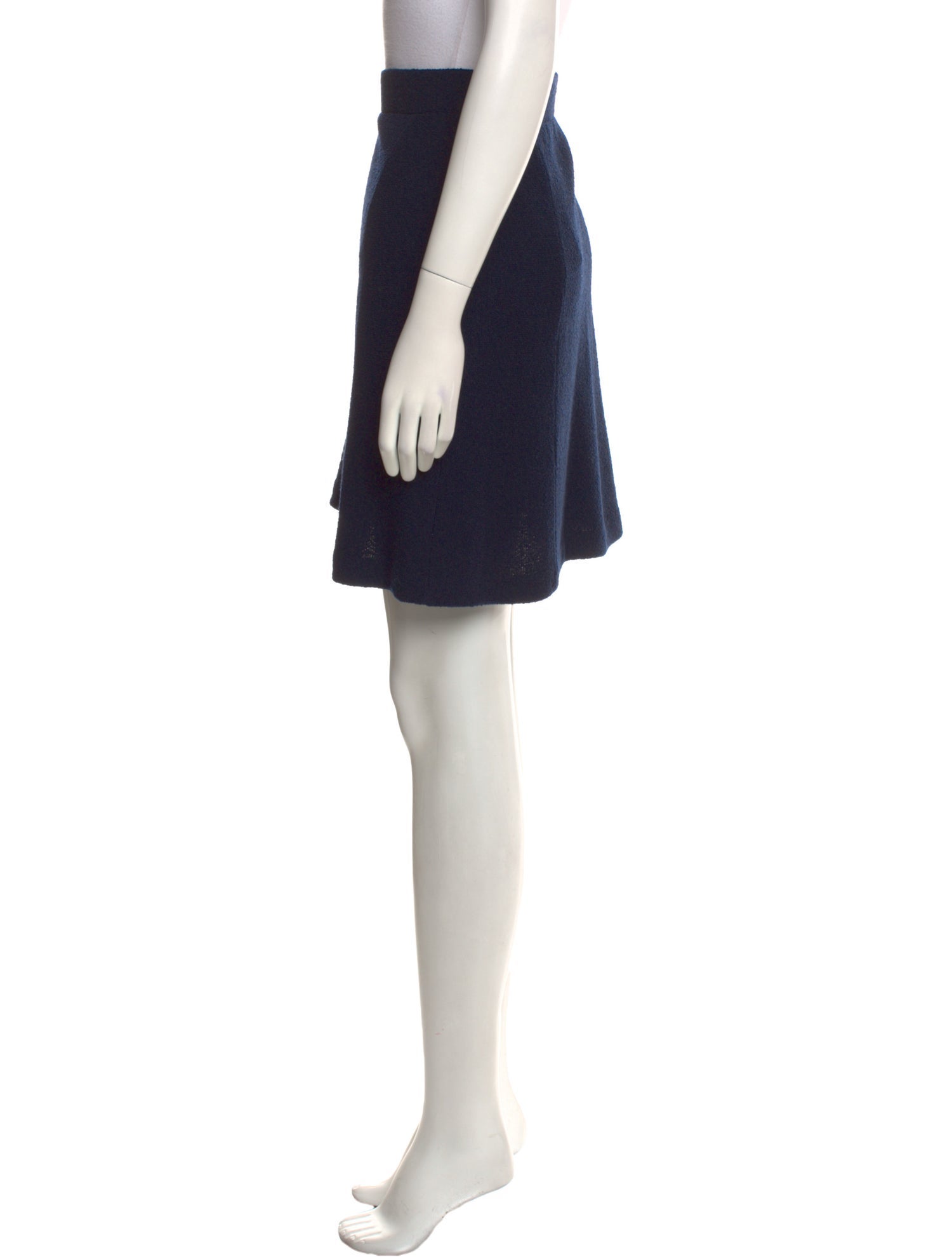 St. John Collection Pleated Accents Mini Skirt