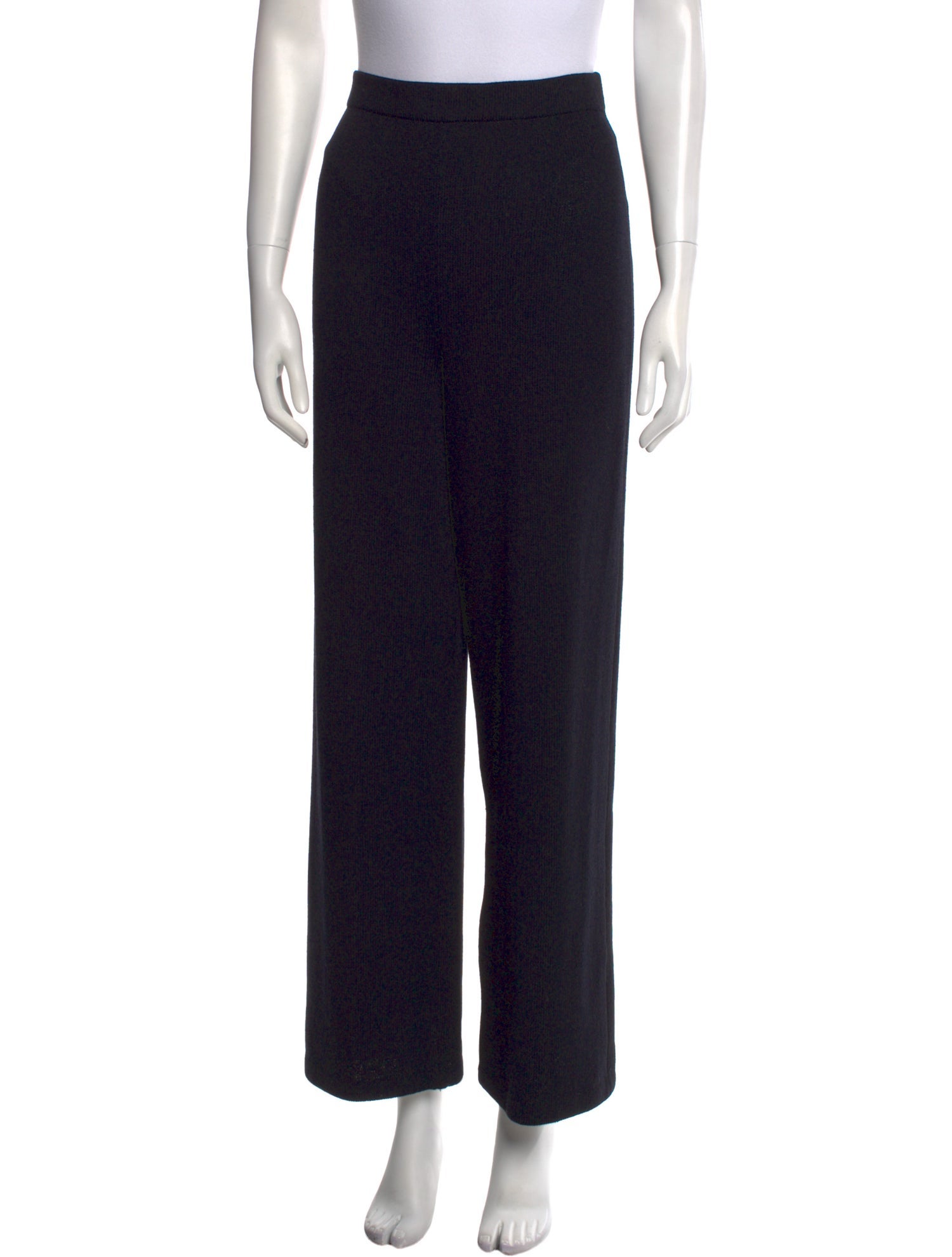 St. John Collection Wool Wide Leg Pants