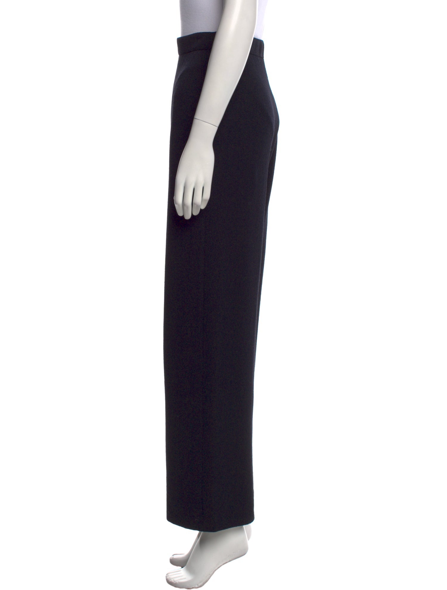 St. John Collection Wool Wide Leg Pants