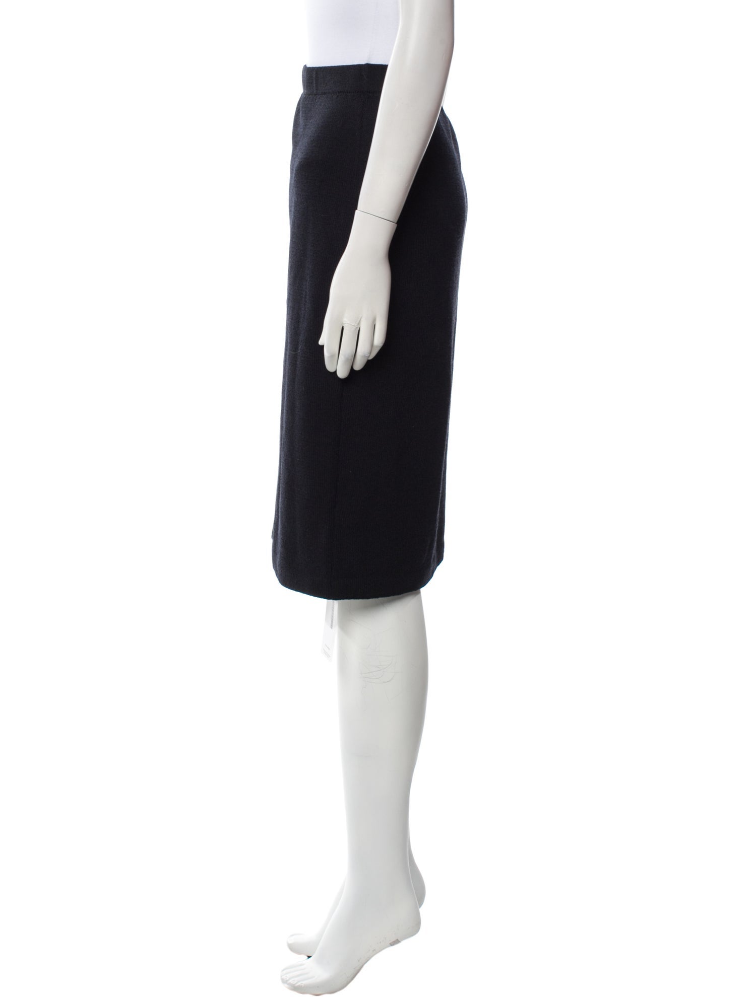 St. John Collection Wool Knee-Length Skirt