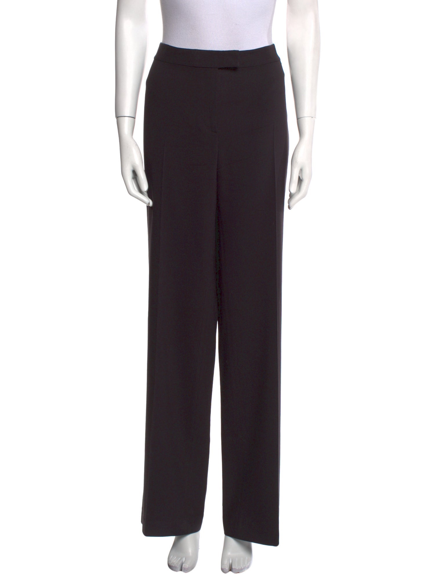 St. John Collection Virgin Wool Wide Leg Pants