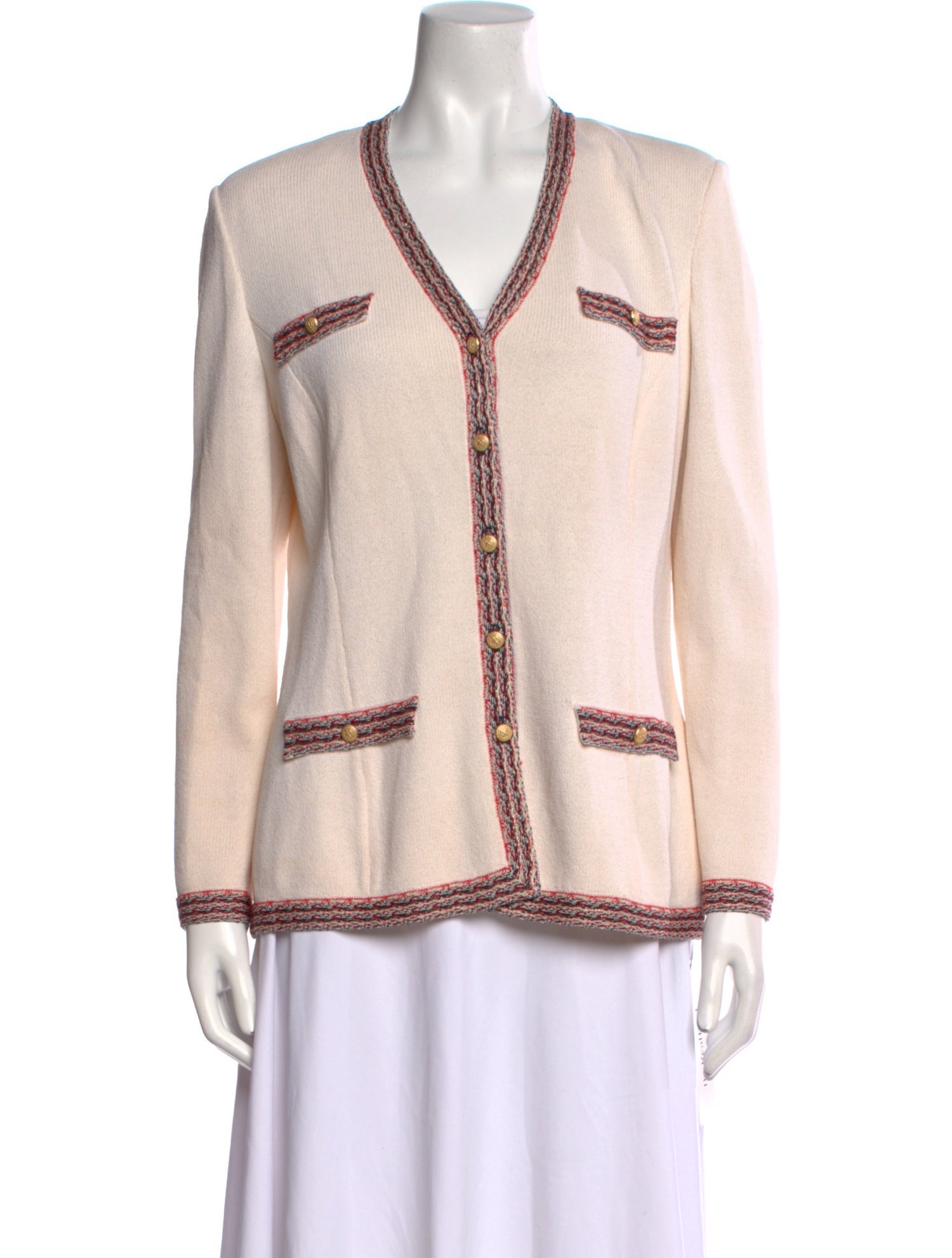 St. John Collection V-Neck Sweater