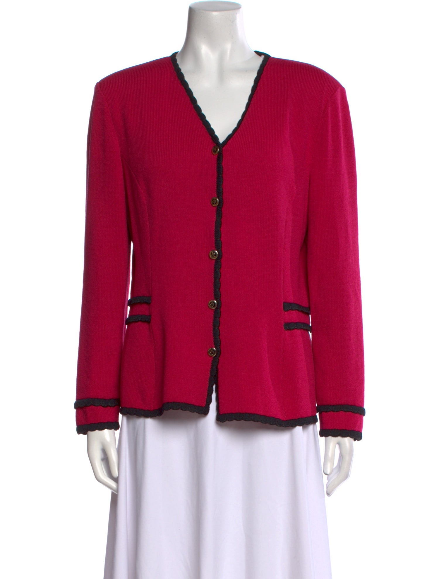 St. John Collection V-Neck Sweater