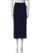 St. John Collection Wool Midi Length Skirt