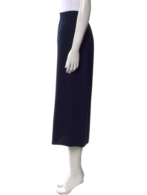 St. John Collection Wool Midi Length Skirt