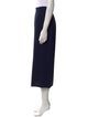 St. John Collection Wool Midi Length Skirt