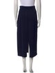 St. John Collection Wool Midi Length Skirt