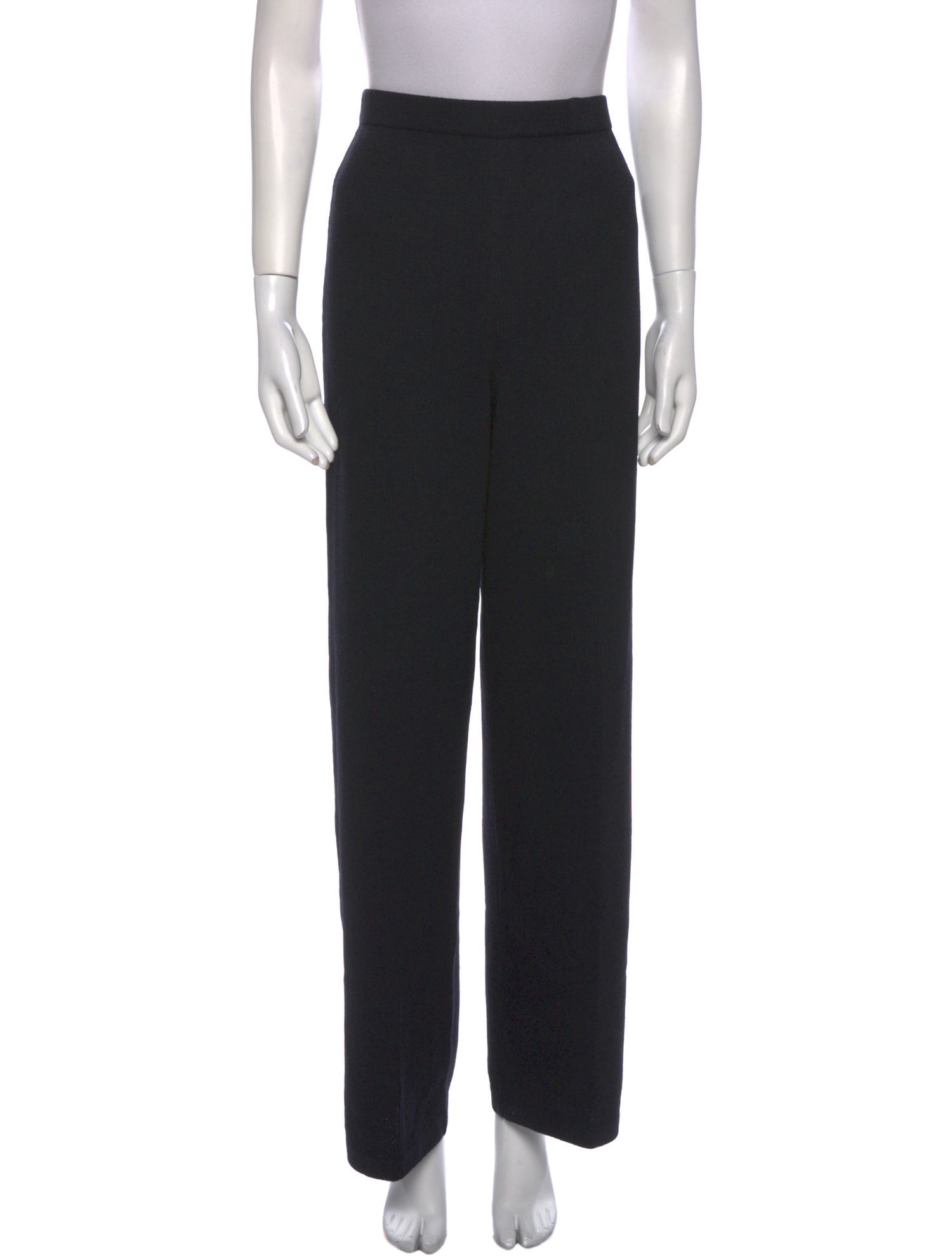 St. John Collection Wool Wide Leg Pants