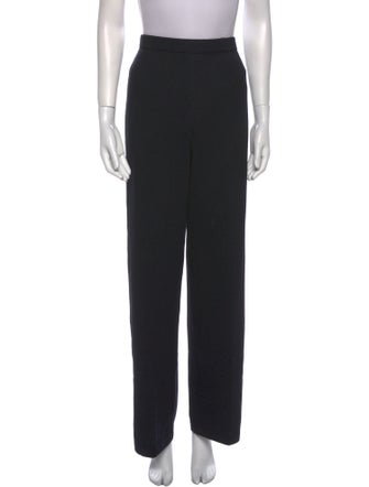 St. John Collection Wool Wide Leg Pants