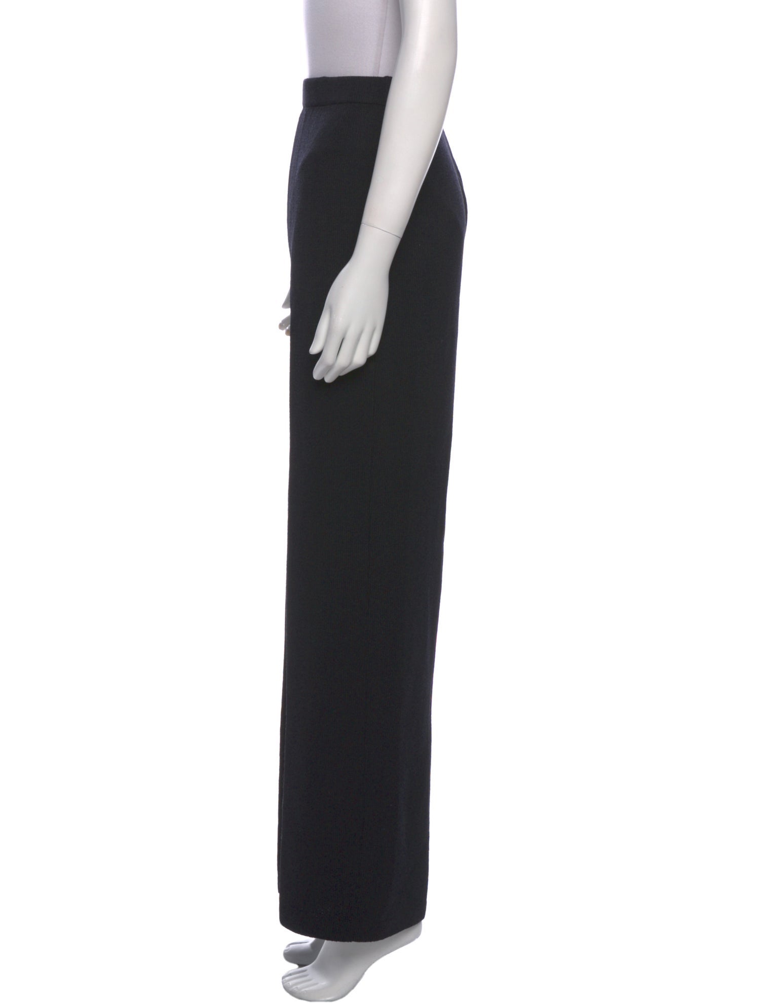 St. John Collection Wool Wide Leg Pants