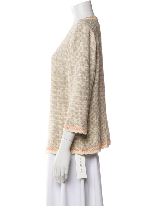 St. John Collection Wool Tweed Pattern Evening Jacket