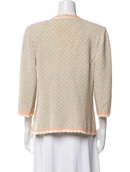 St. John Collection Wool Tweed Pattern Evening Jacket