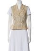 St. John Couture Lace Pattern Vest