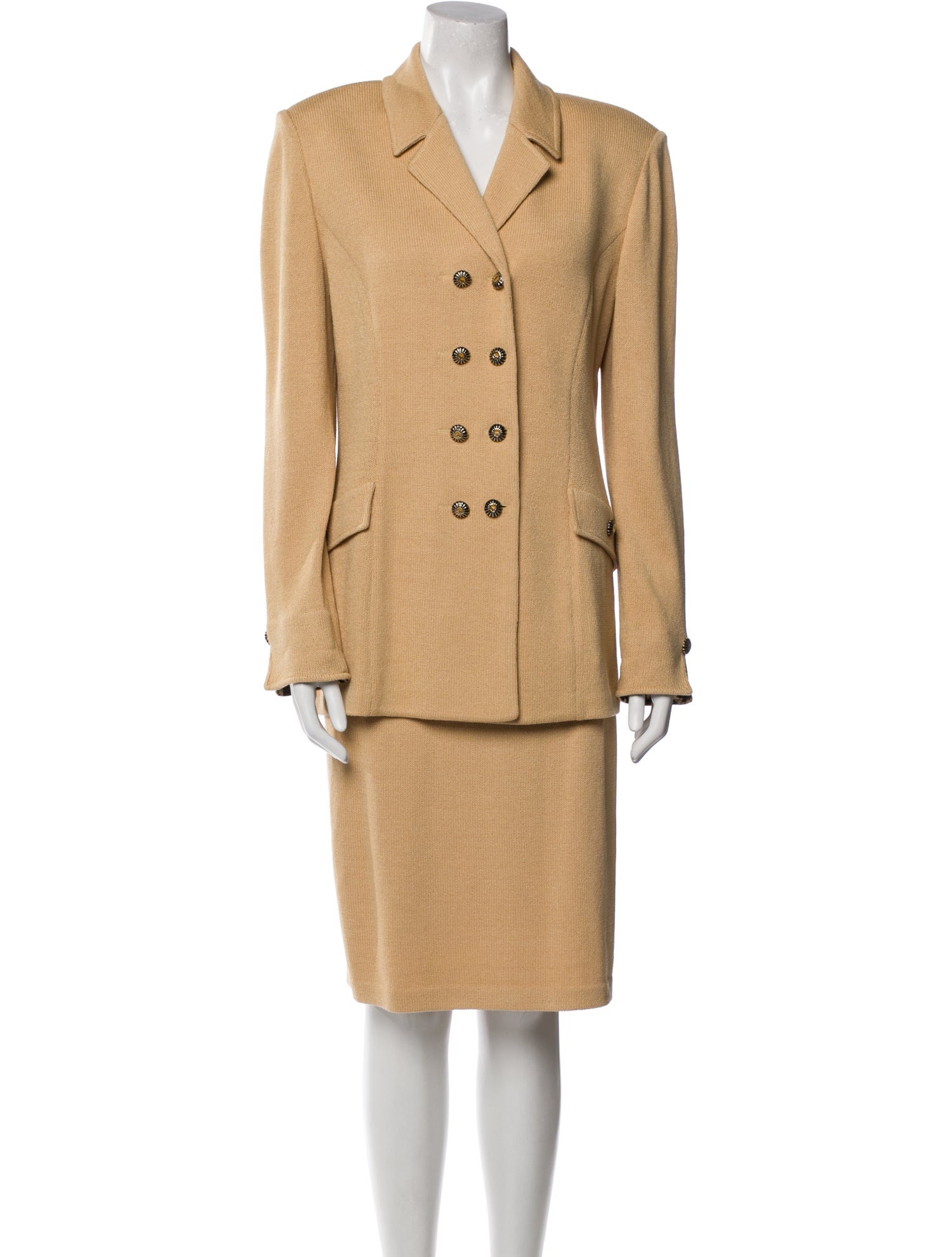 St. John Collection Wool Skirt Set