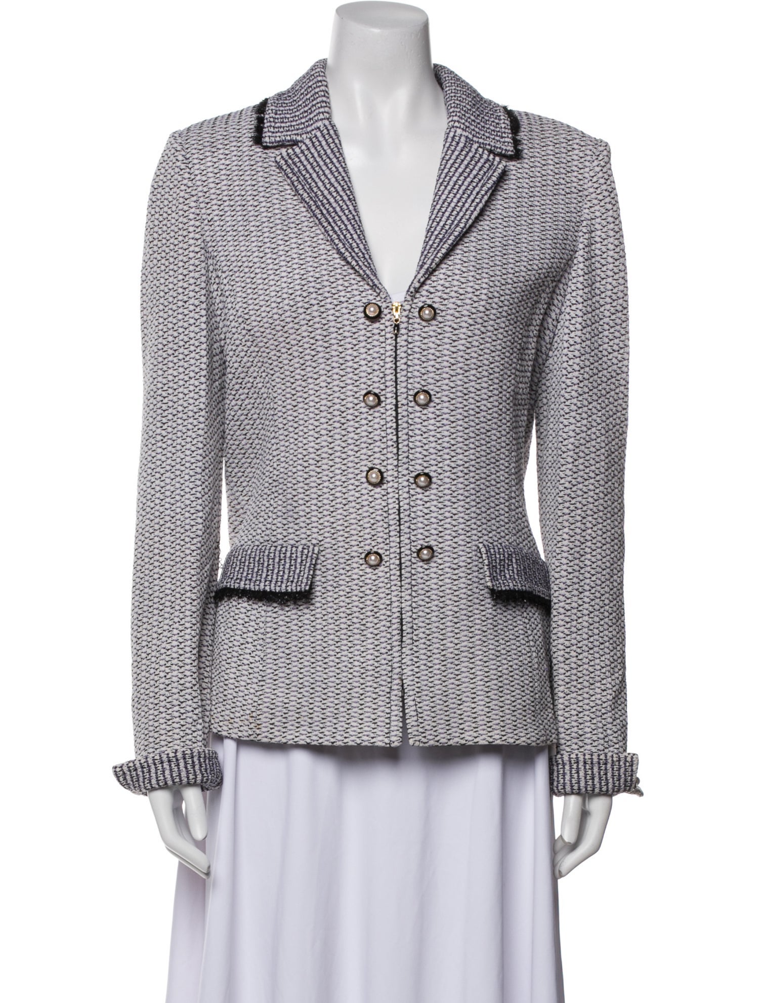 St. John Collection Printed Blazer