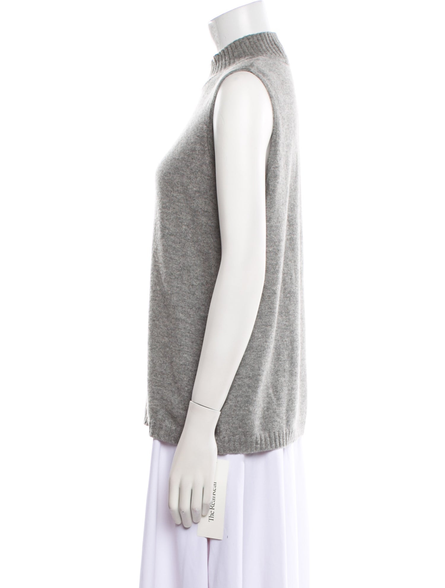 St. John Collection Cashmere Mock Neck Sweater