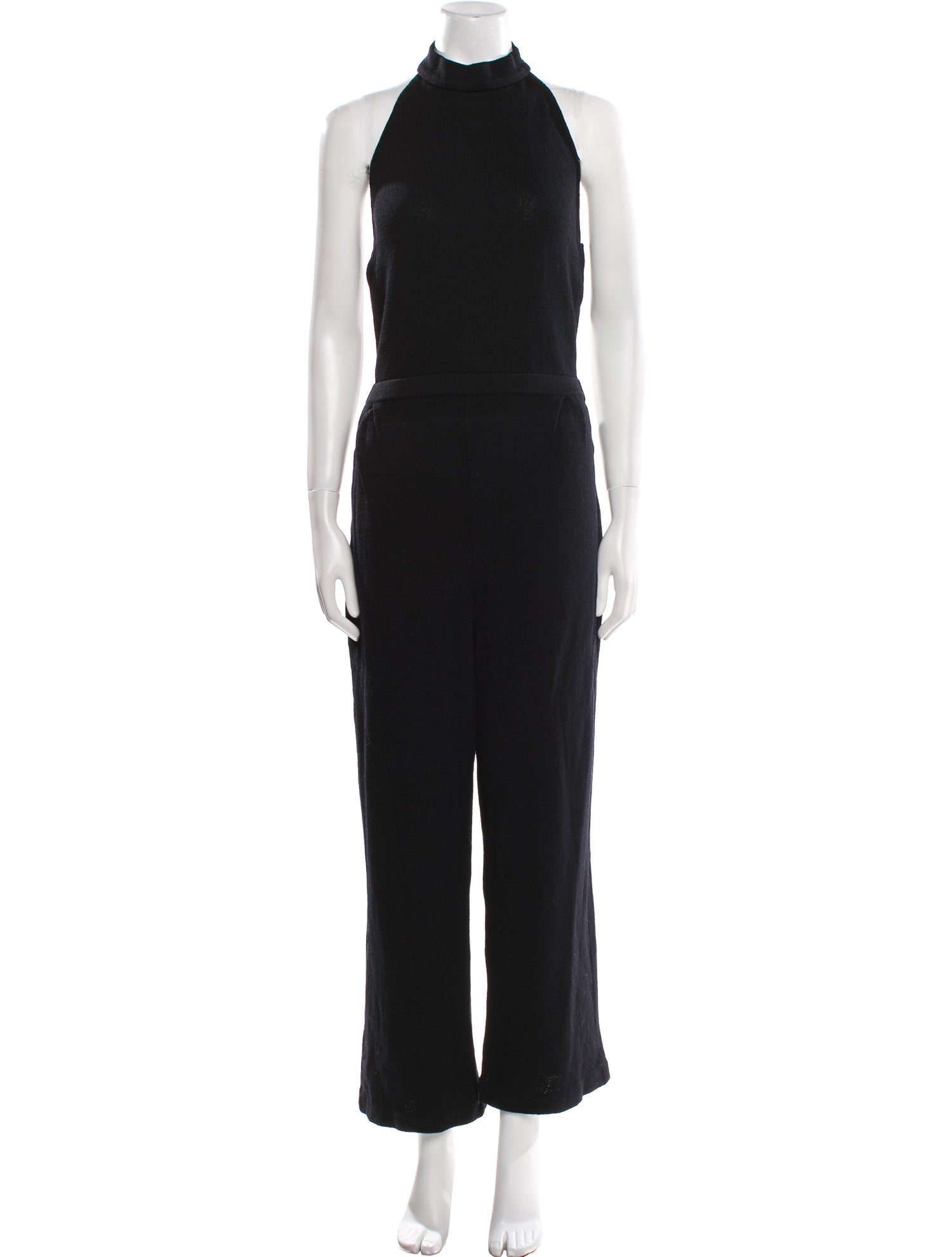 St. John Collection Mock Neck Jumpsuit