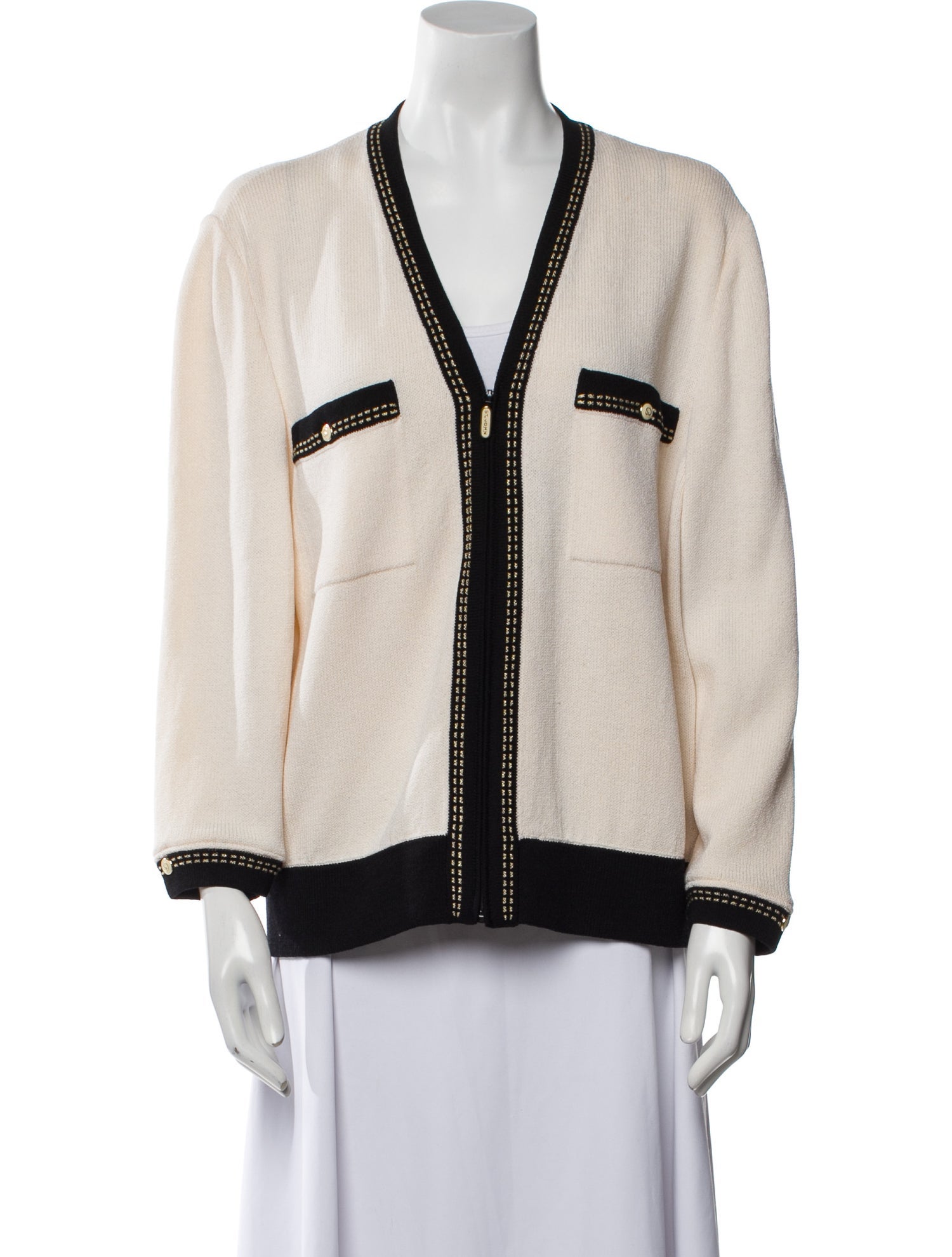 St. John Collection V-Neck Sweater