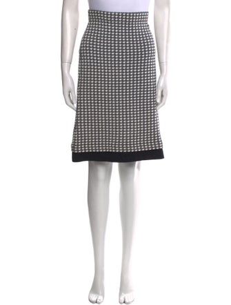 St. John Collection Printed Knee-Length Skirt