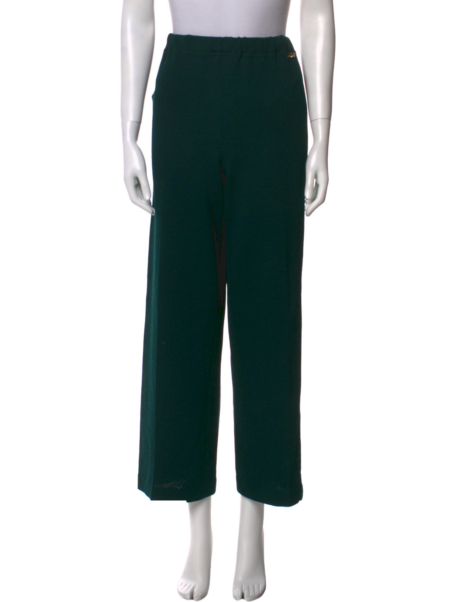 St. John Collection Wool Wide Leg Pants