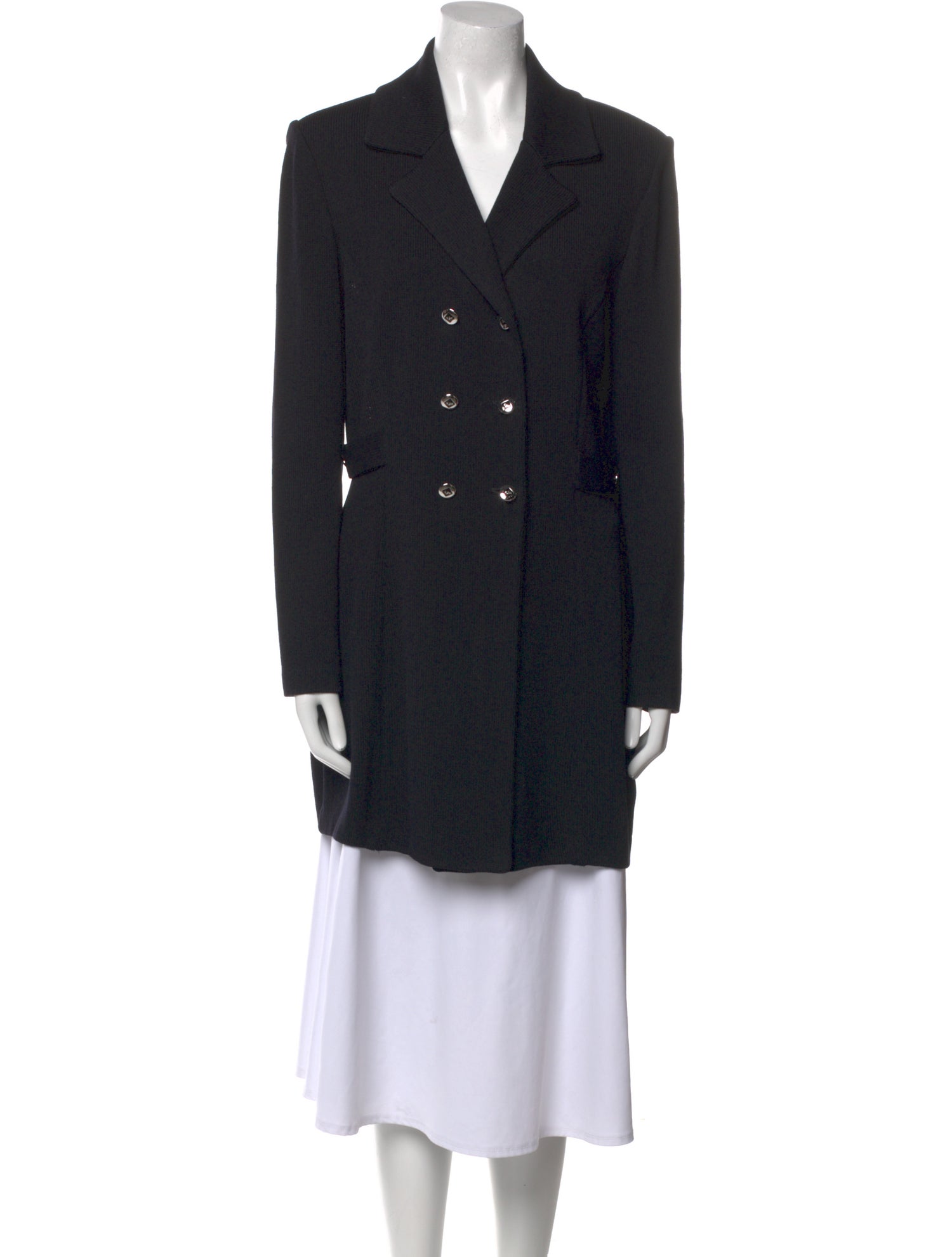 St. John Collection Wool V-Neck Sweater