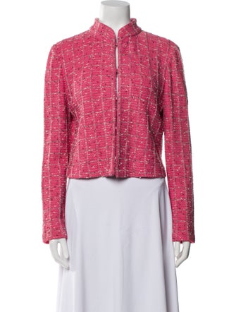 St. John Collection Tweed Pattern Evening Jacket