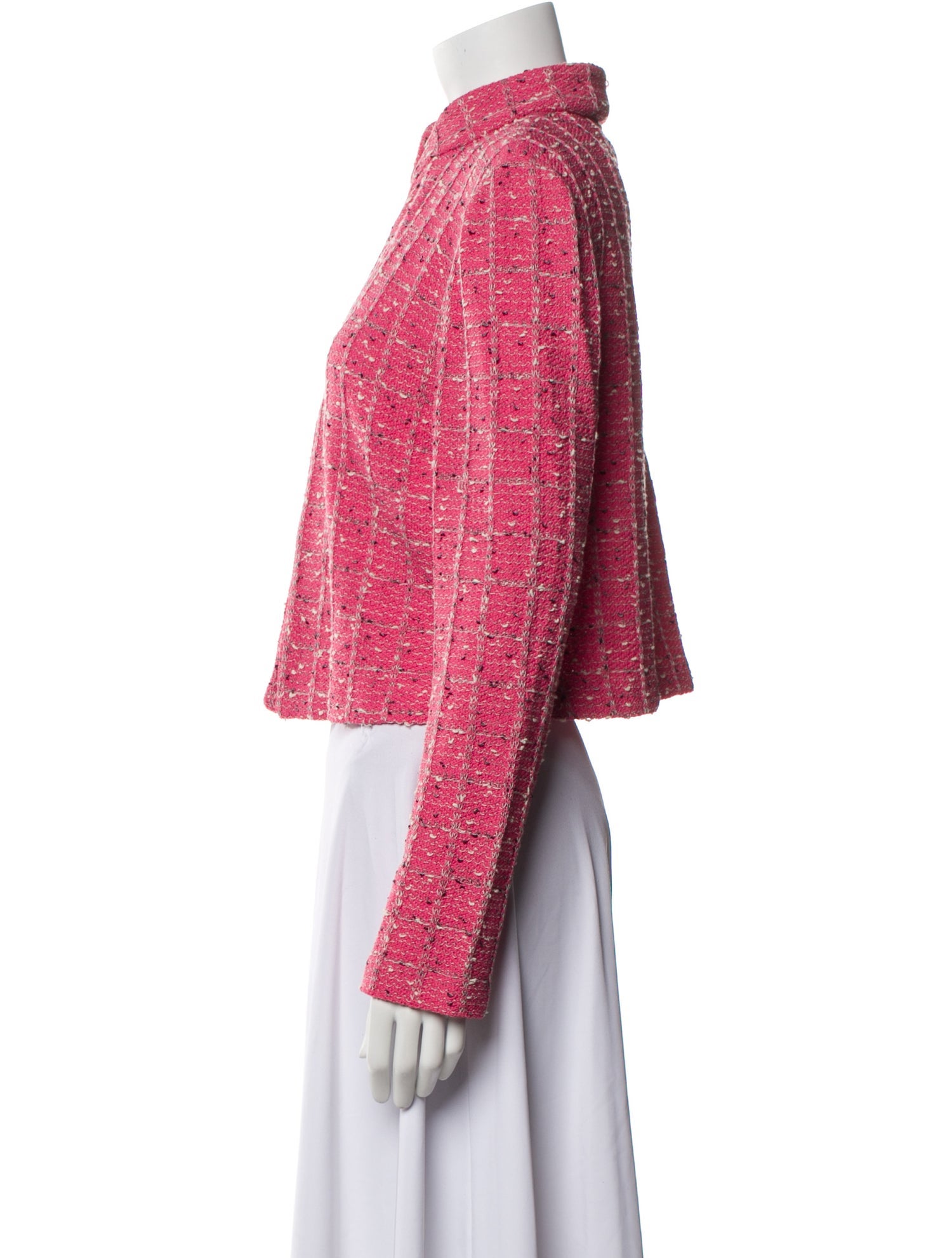 St. John Collection Tweed Pattern Evening Jacket