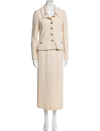 St. John Collection Wool Skirt Set
