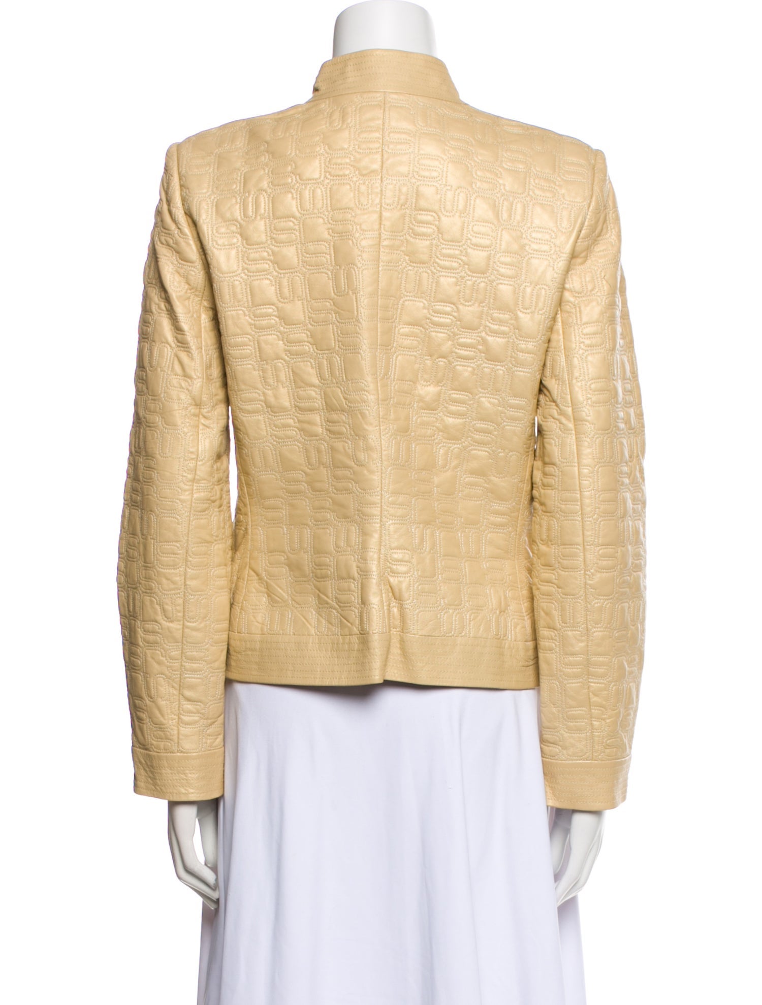 St. John Collection Lamb Leather Jacket