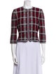 St. John Collection Plaid Print Jacket