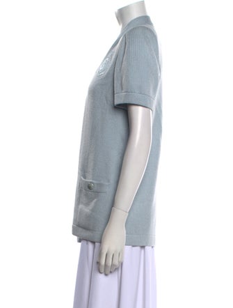 St. John Collection Wool Open Front Sweater