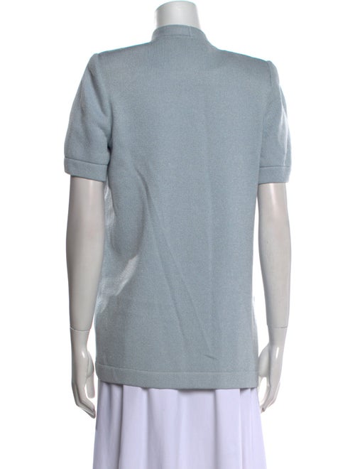 St. John Collection Wool Open Front Sweater