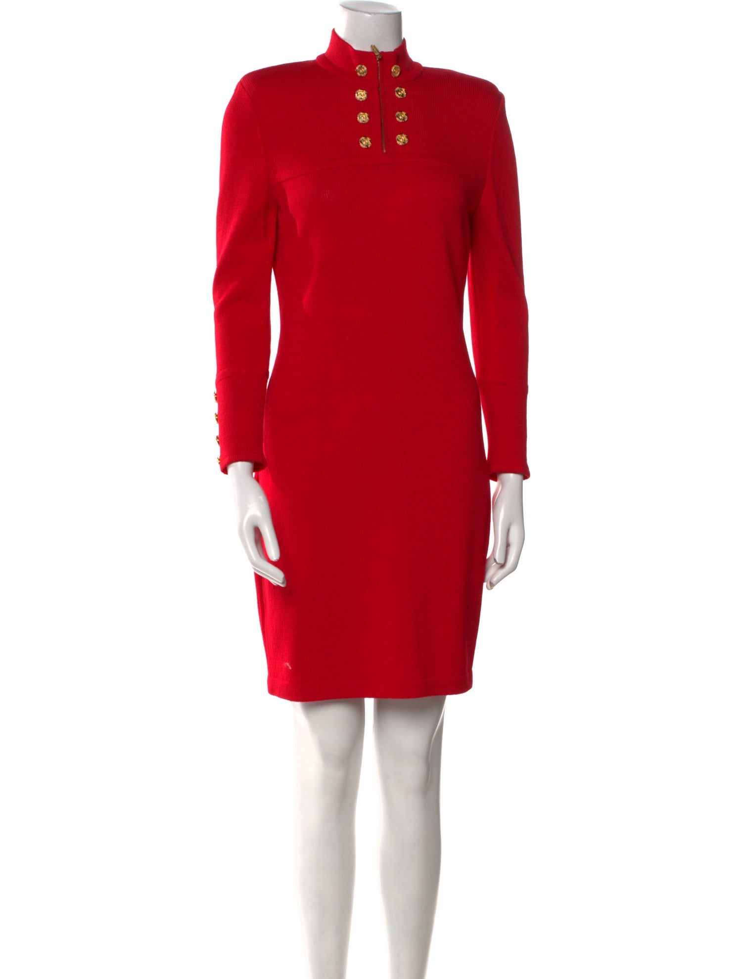 St. John Collection Wool Mini Dress