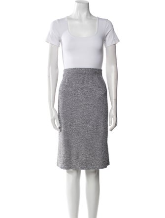 St. John Collection Wool Bow Accents Skirt Set