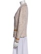 St. John Collection Wool Tweed Pattern Blazer