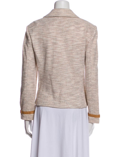 St. John Collection Wool Tweed Pattern Blazer