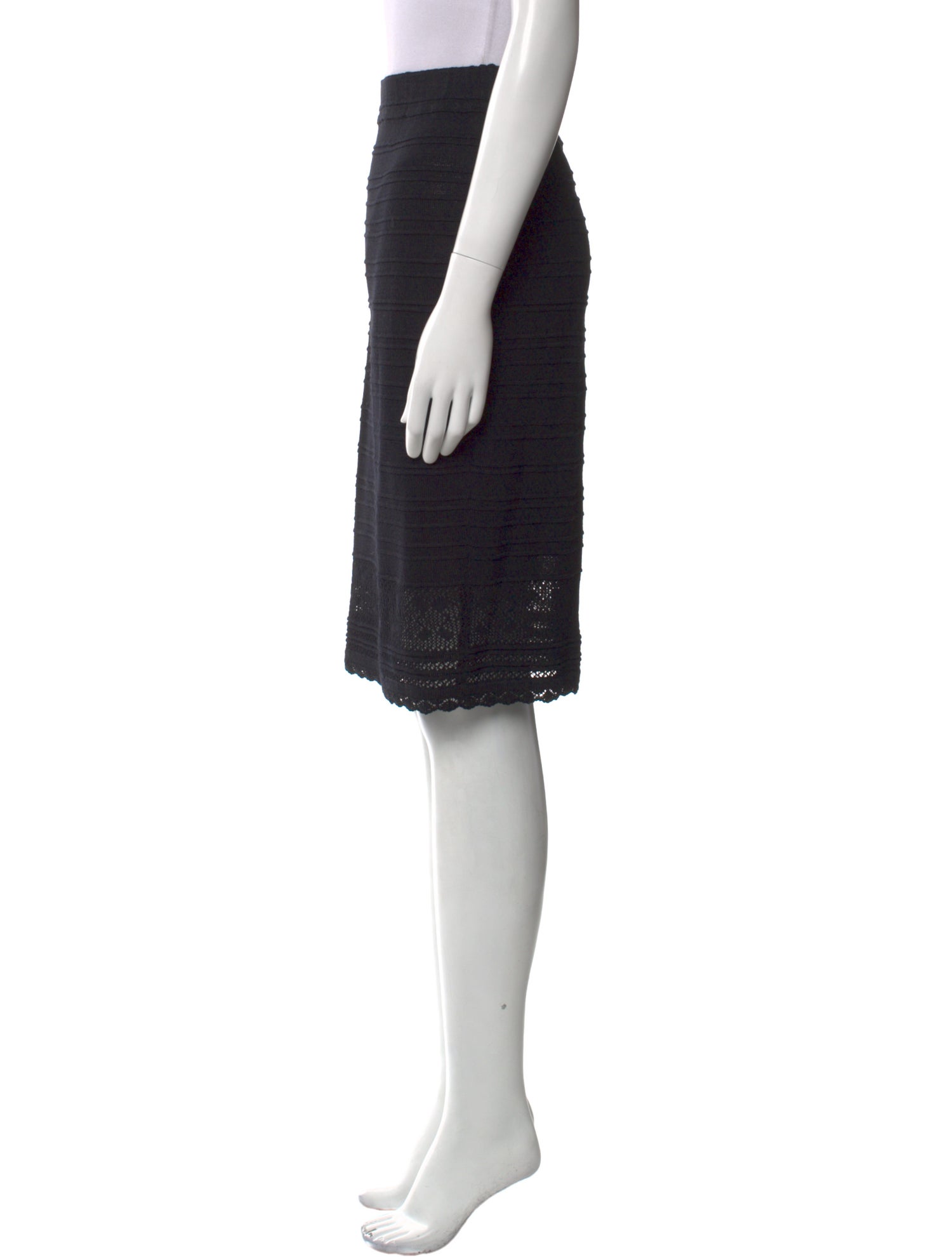 St. John Collection Wool Knee-Length Skirt