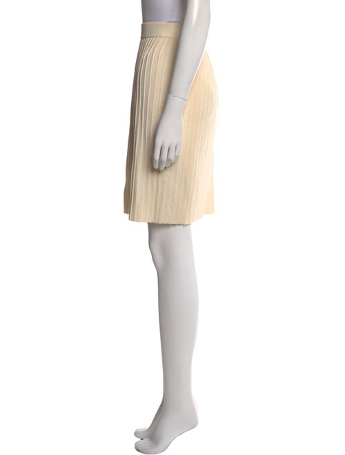 St. John Collection Pleated Accents Knee-Length Skirt