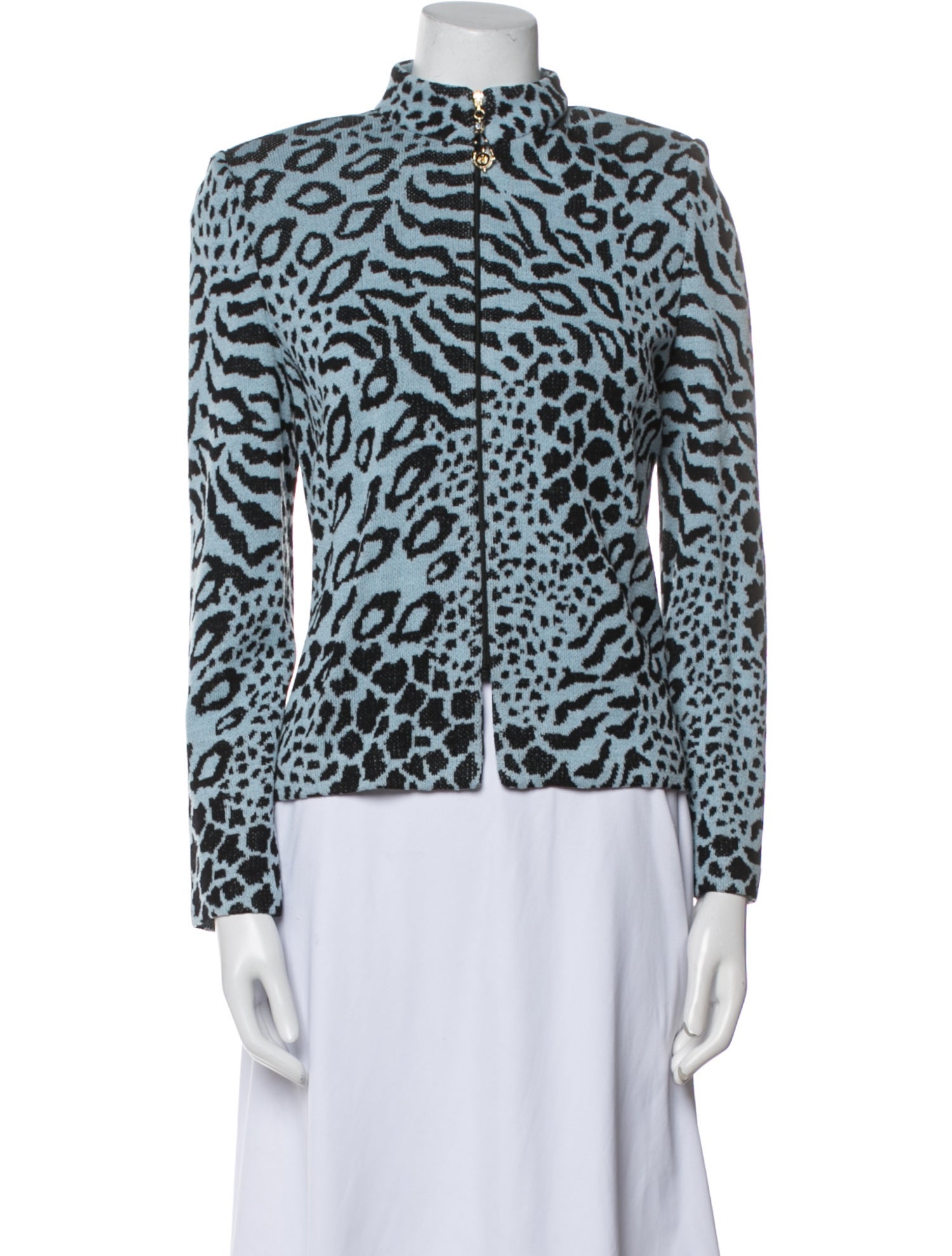 St. John Collection Animal Print Evening Jacket