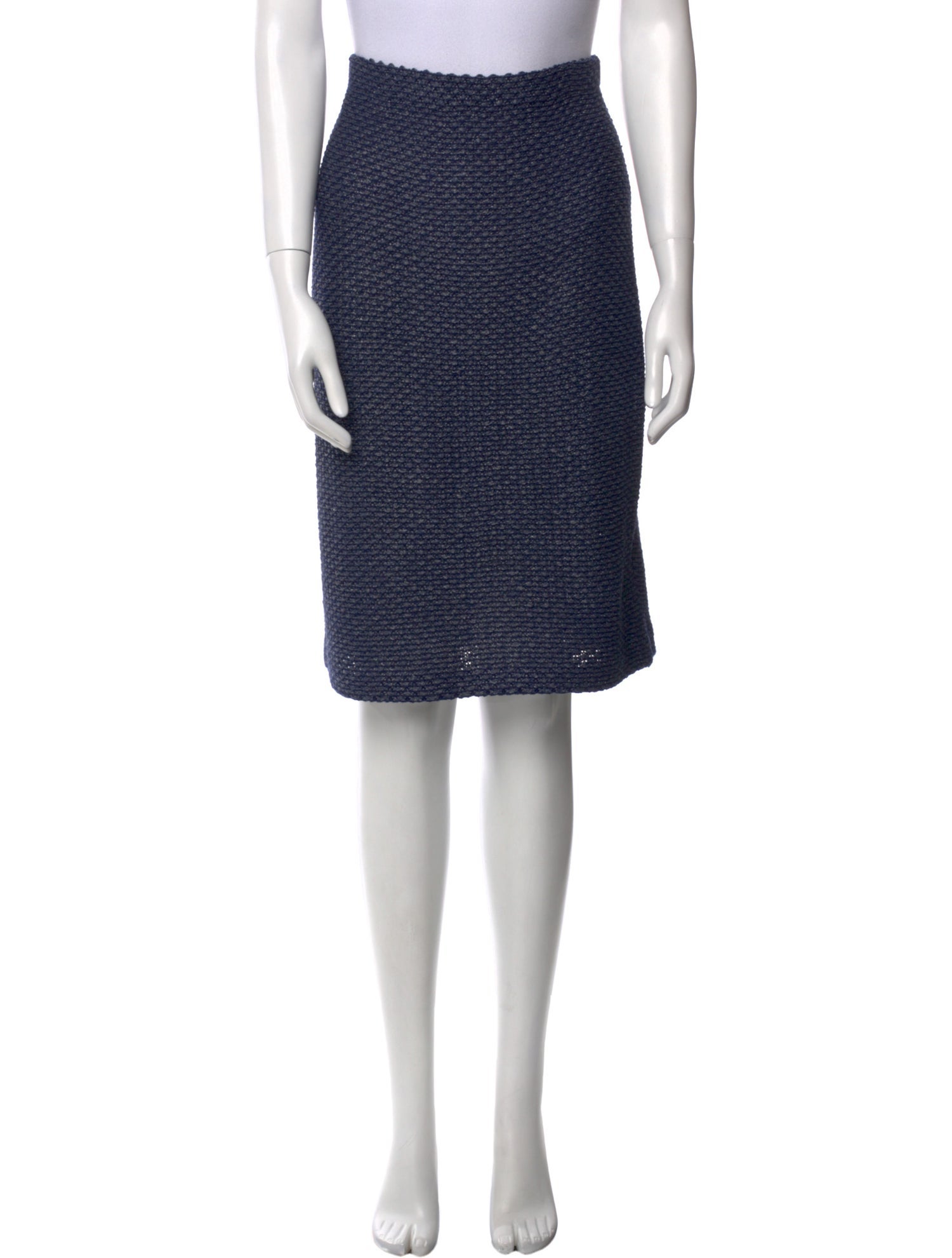 St. John Collection Tweed Pattern Knee-Length Skirt w/ Tags