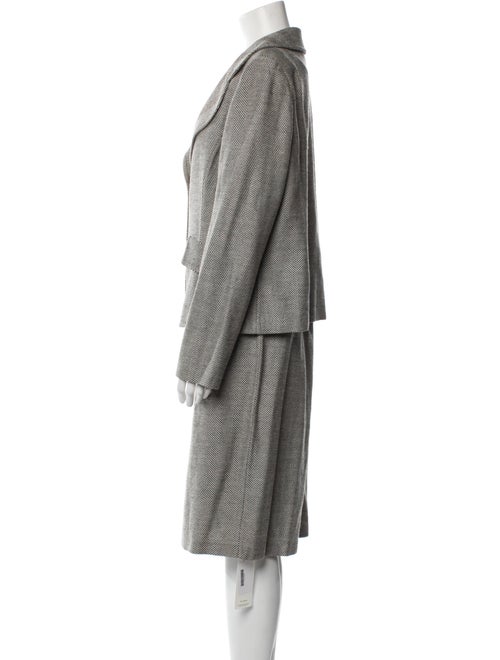 St. John Collection Wool Skirt Suit