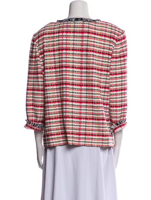 St. John Collection Wool Tweed Pattern Evening Jacket