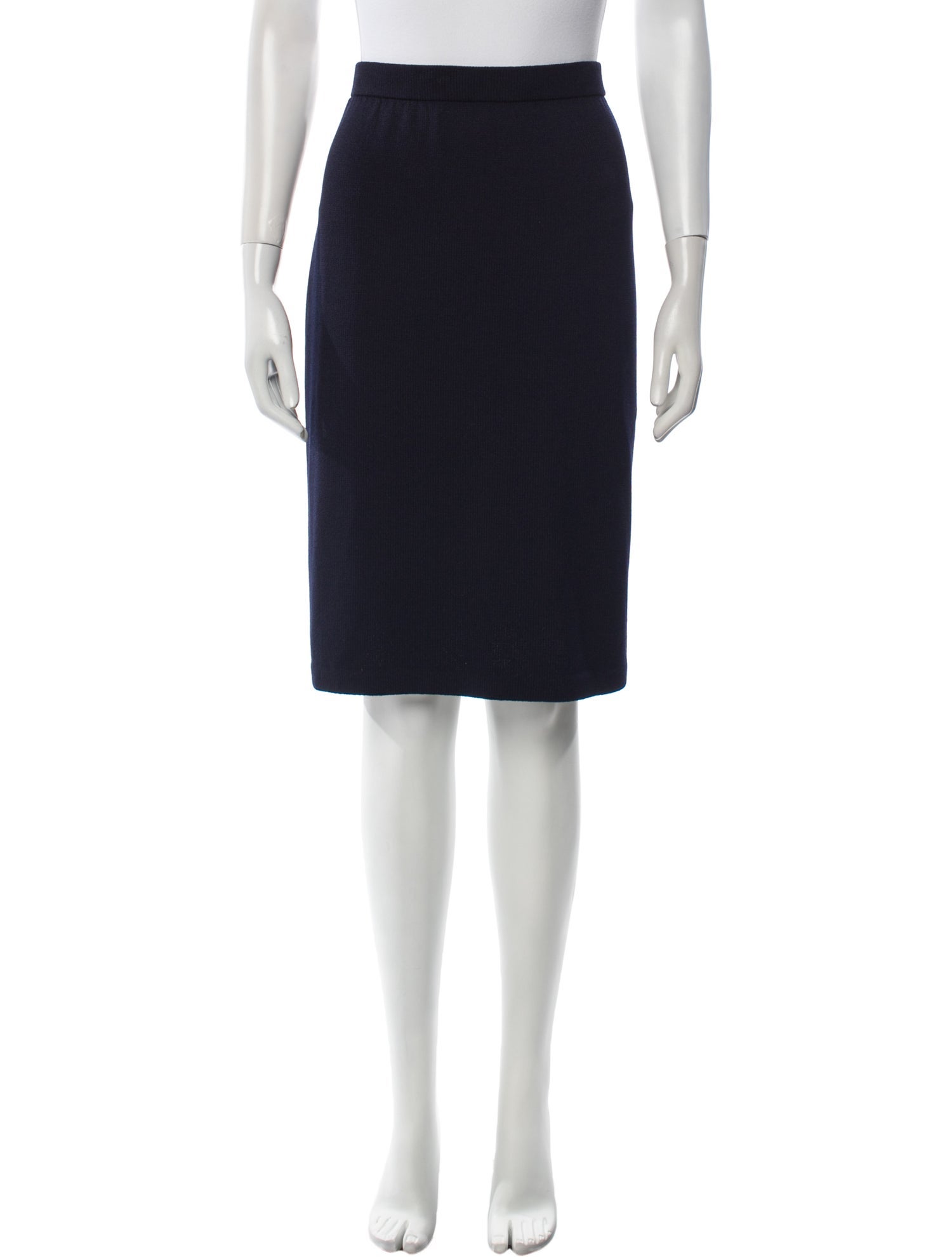 St. John Collection Wool Knee-Length Skirt