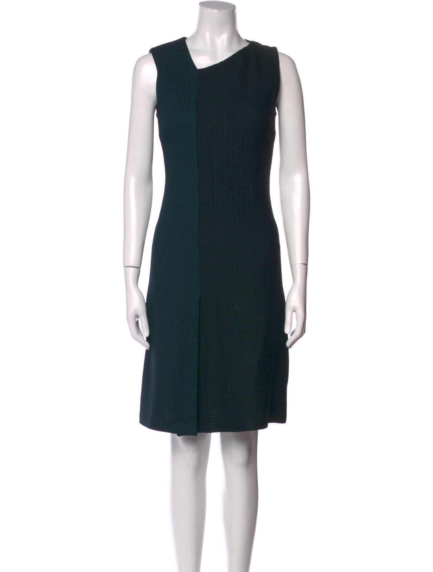 St. John Collection V-Neck Knee-Length Dress