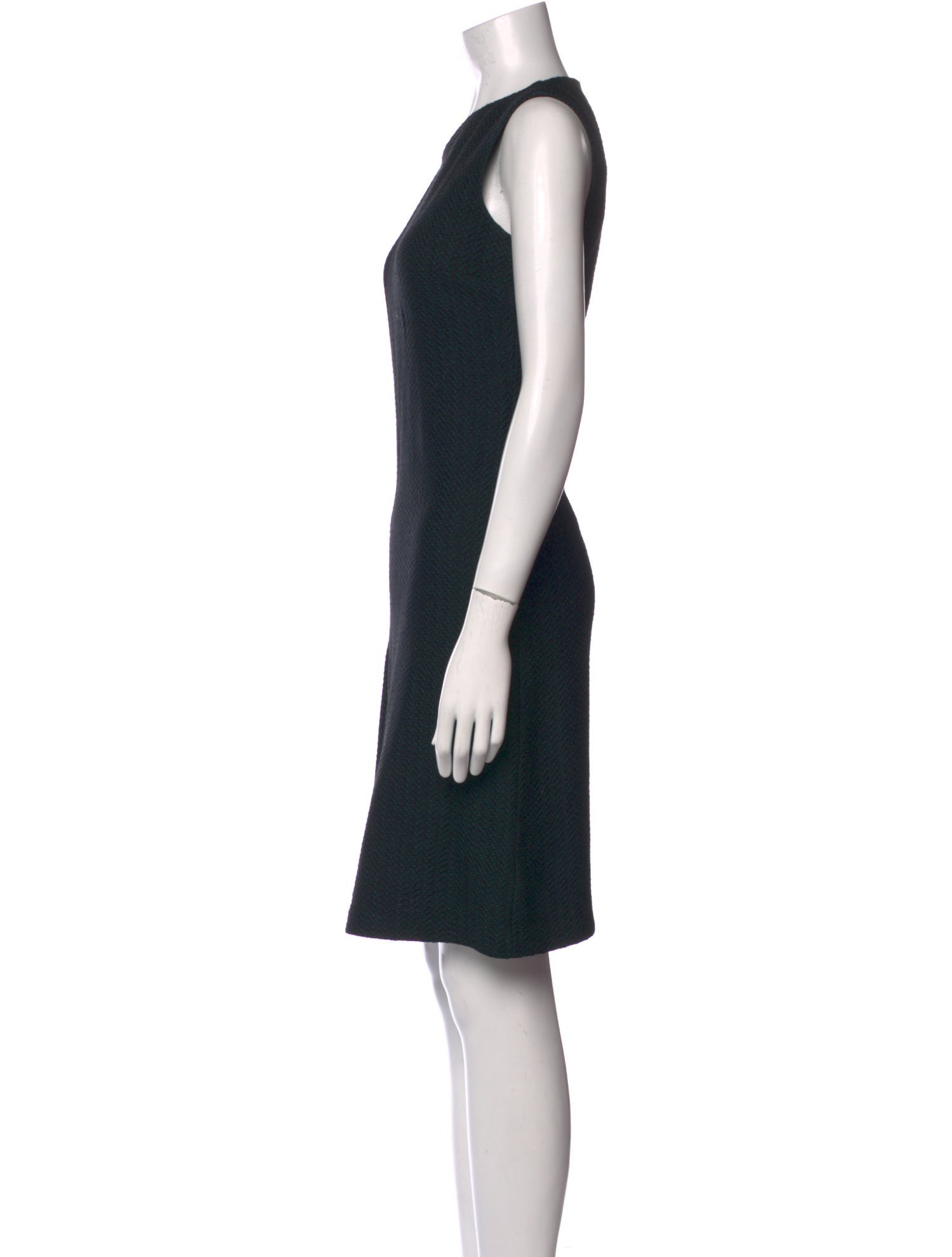 St. John Collection V-Neck Knee-Length Dress