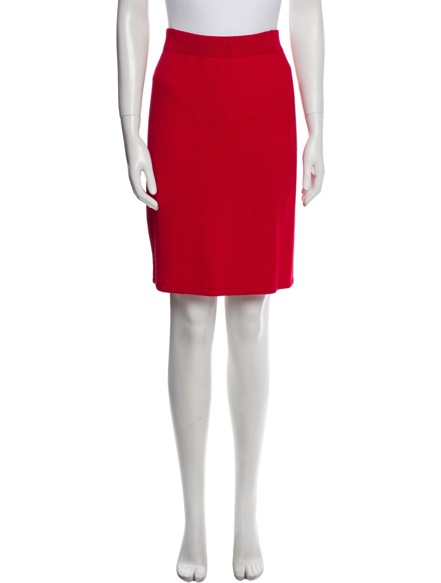 St. John Collection Wool Knee-Length Skirt