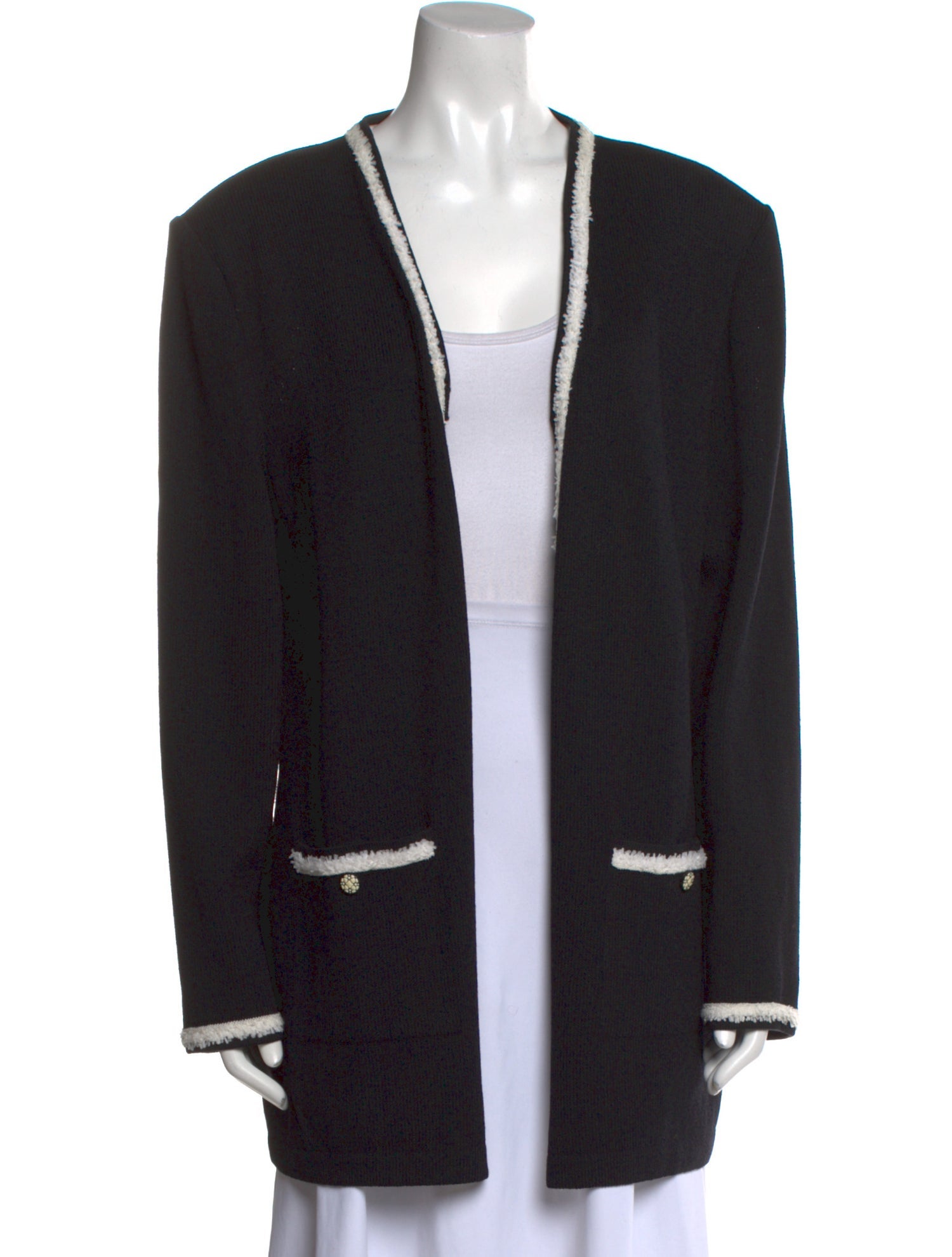 St. John Collection Wool V-Neck Sweater