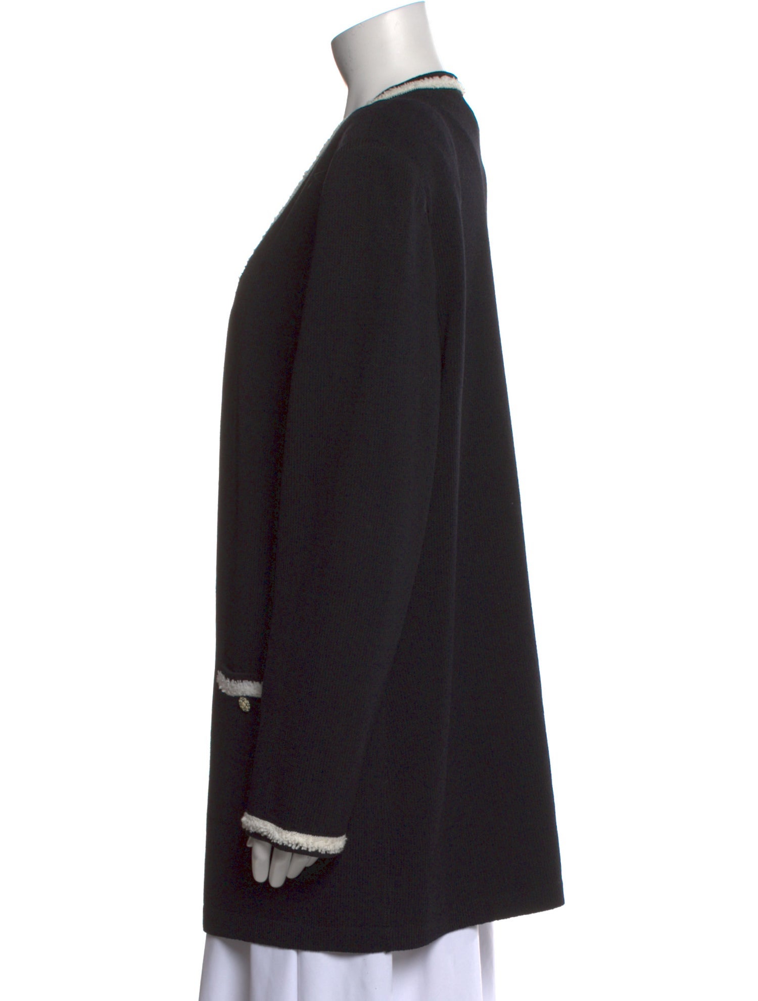 St. John Collection Wool V-Neck Sweater